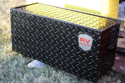 rv metal battery bank box|secure battery boxes rv trailers.